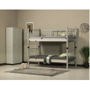 Argimo Yurt Metal Ranza Gri - Krem 90x200 cm