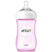 Avent Natural PP Biberon 260 ml - Pembe