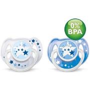 Philips Avent 0% BPA Yalancı Emzik 6-18 Ay Gece 2'Li