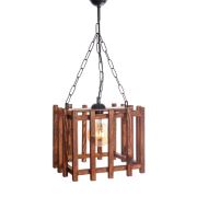 Avim Fence Wood Ahşap Avize