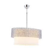 Avonni Cunda Serisi Krem/Gri Modern Avize M3-50X25