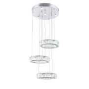 Avonni Kayra Serisi Krom Modern Avize 3X25