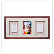 Baby Memory Prints Üçlü Frame Ceviz
