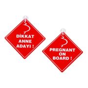 Babyjem Araba Cam Yazısı Arabada Anne Adayı Var / 094Kırmızı