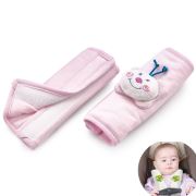 Babyjem Emniyet Kemeri Koruyucu Ped Oyuncaklı Pembe