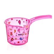 Babyjem Bebek Banyo Maşrapası Şeffaf Desenli Pembe