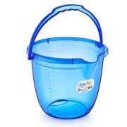 Babyjem Bebek Banyo Kovası Şeffaf Mavi