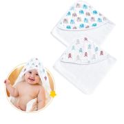Babyjem Bebek Banyo Havlusu Keseli Ok Desen