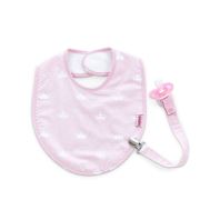Babyjem Emzik Askılı Mama Önlüğü Pembe Taç