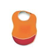 Babyjem Soft Renkli Önlük Turuncu/Kırmızı