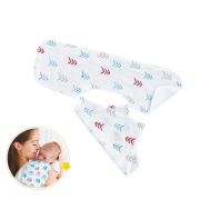 Babyjem Müslin Omuz Örtüsü Ve Mendil Ok Desen