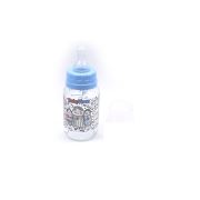 BabyTime Silikon Kiraz Uçlu Cam Biberon 150ml - Mavi