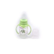 Babytime Silikon Damaklı Kulplu Biberon 150ml - Yeşil