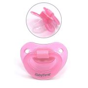 BabyTime Silikon Damaklı Akide Gövdeli Emzik 6-18 Ay - Pembe