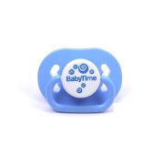 BabyTime Silikon Kiraz Uçlu Mat Gövdeli Emzik 6-18 Ay - Mavi