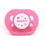 BabyTime Silikon Kiraz Uçlu Mat Gövdeli Emzik 18+ Ay - Pembe