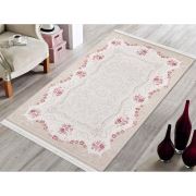 Bahariye Ruby HA 9679 Pembe Saçaklı Modern Halı 155x230 cm