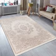 Bahariye Lodos ND 6619 Kahve Saçaklı Modern Halı 195x290 cm