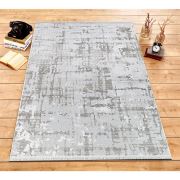 Bahariye Lodos ND 6618 Gri Saçaklı Modern Halı 195x290 cm