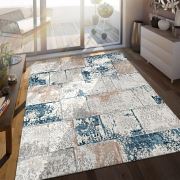 Bahariye Craft LM 9132 Beyaz / Mavi Modern Halı 150x230 cm