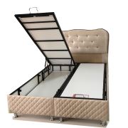 Belletto Çift Kişilik Sandıklı Baza + Kumaş Başlık 160x200 cm