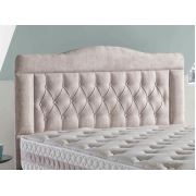 Belletto Çift Kişilik Vogue Lüx Krem Kumaş Baza ve Başlık 150x200 cm