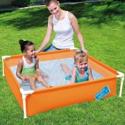 Bestway 56217 Prefabrik Çocuk Havuzu Turuncu 122x122x30 cm
