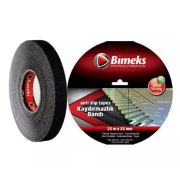 Bimeks Siyah Kaydırmaz Bant -25mt x 25 mm