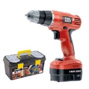 Black&Decker Şarjlı Matkap 12V 1.2AH -EPC12CAB