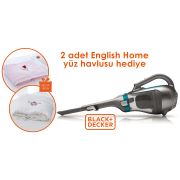 Black&Decker DV1015EL 10.8V/15Watt Li-ion Siklonik Sistem Şarjlı Süpürge ( Havlu Hediye)