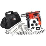 Black&Decker Darbeli Matkap 710w 13mm -40 parça CD714CR6W2