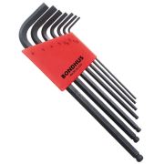 Bondhus 10992 Uzun Top Başlı Metrik Ölçü Allen Anahtar Seti Proguard İzole 7 Parça