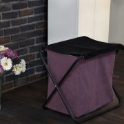 Boo Home Çamaşır Sepeti Metal Ayaklı Mor