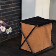 Boo Home Çamaşır Sepeti Metal Ayaklı Turuncu