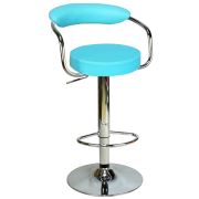 Boombar Monica Bar Sandalyesi Turkuaz Deri 9510Q0111