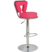 Boombar Virago Bar Sandalyesi Pembe Deri 9540S0120