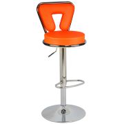 Boombar Virago Bar Sandalyesi Turuncu Deri 9540S0123