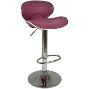 Boombar Goa Bar Sandalyesi Mor Deri 9545S0124