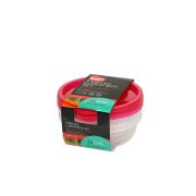Bora Plastik Yuvarlak Saklama Kabı 140x45 500 Ml 3'lü Set BO549