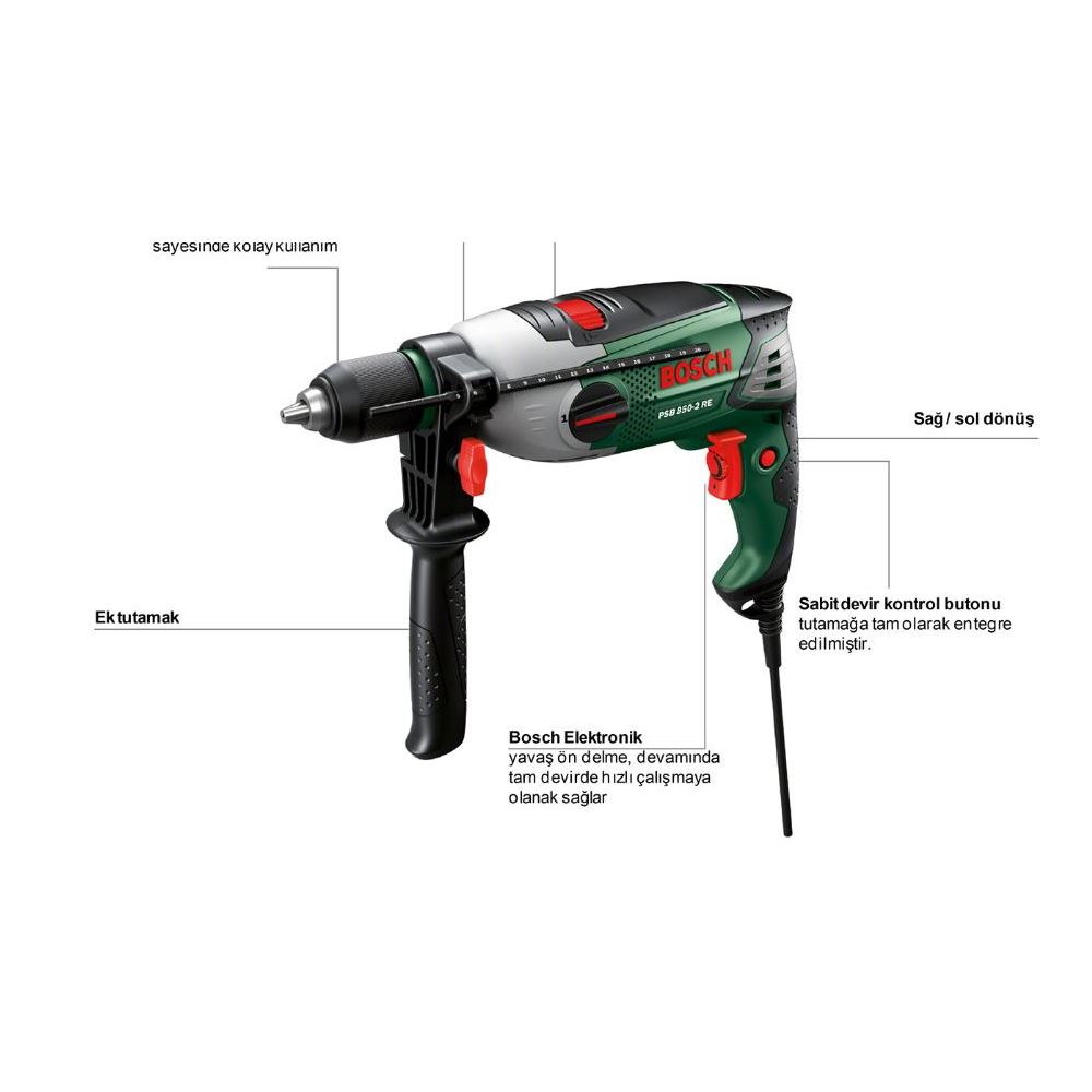 Bosch Psb Re Darbeli Matkap Tekzen