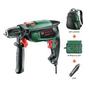 Bosch Universal Impact Darbeli Matkap Bez Çanta + 19 Parça Uç Seti + Çakı Hediye