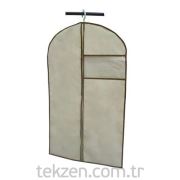 Naturel kumaş( kanvas) krem renkli elbise kılıfı 60*100 cm