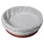Bosphorus Kahverengi Sepet Palmiye Ağacı İçi Kumaşlı 28x28x9 cm