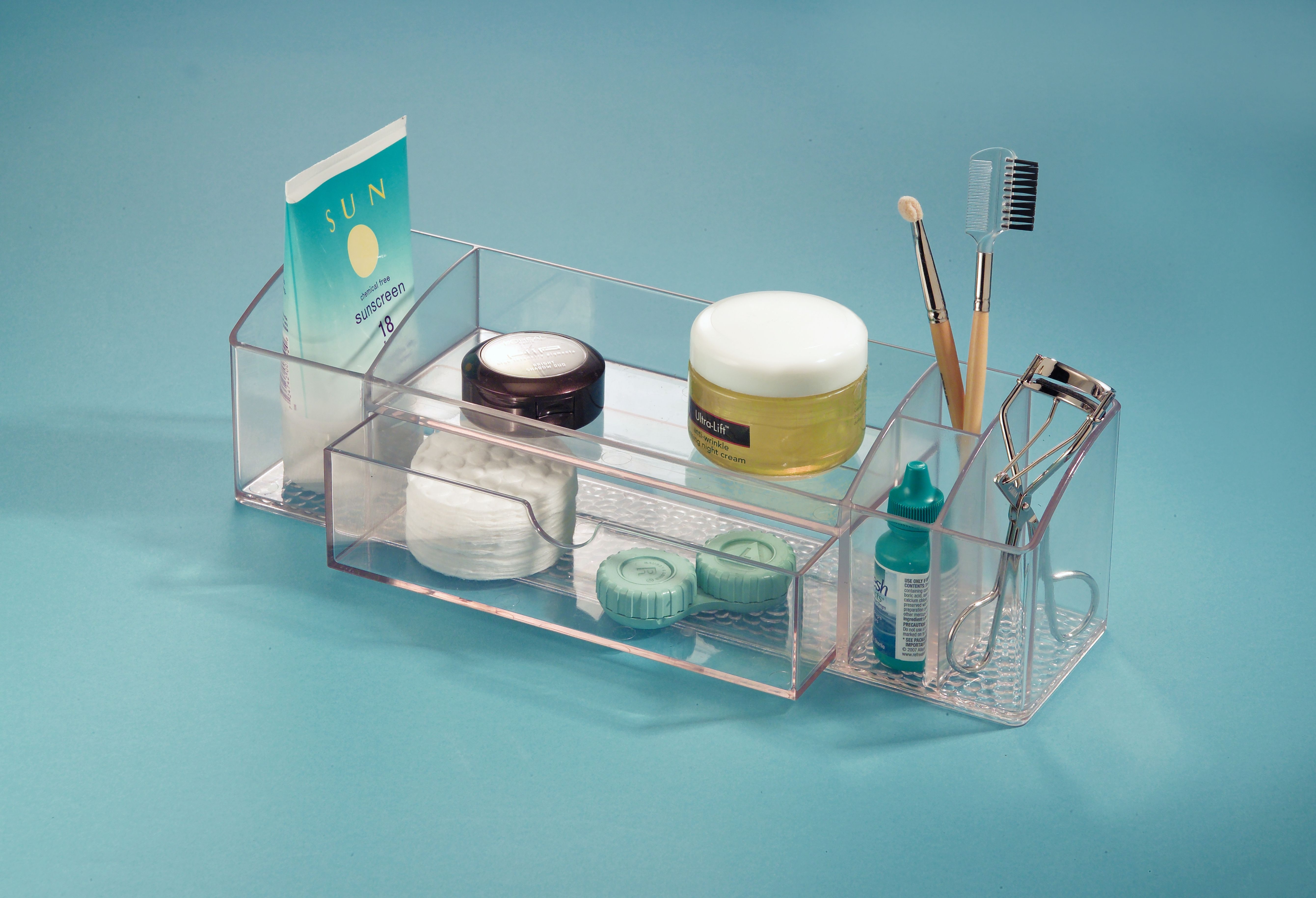 Bosphorus Kozmetik Ürün Düzenleyici Çok Bölmeli Çekmeceli Organizer 30,5x7,5x9cm