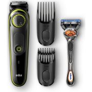 Braun BT3041 Kablosuz Islak&Kuru Saç&Sakal Şekillendirici Siyah&Yeşil