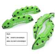 ModaCar Brembo Yazılı Yeşil Ön Arka Kaliper Kapak Seti 425221