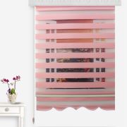 Brillant Sdney Koyu Pembe Zebra Perde Etek Dilimli 80x200 cm