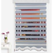 Brillant Lizbon Zebra Perde 380-114013 Etek Dilimli Boncuklu 80x200 cm