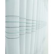 Brillant Tül Perde Hilal-805 Antrasit Yeşil 1/3 Sık Pile - Boy 200 460x200 cm