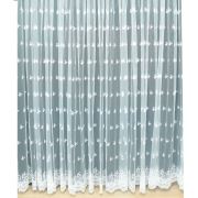 Brillant Tül Perde Eylül 1 Beyaz 1/3 Sık Pile - Boy 200 200x200 cm